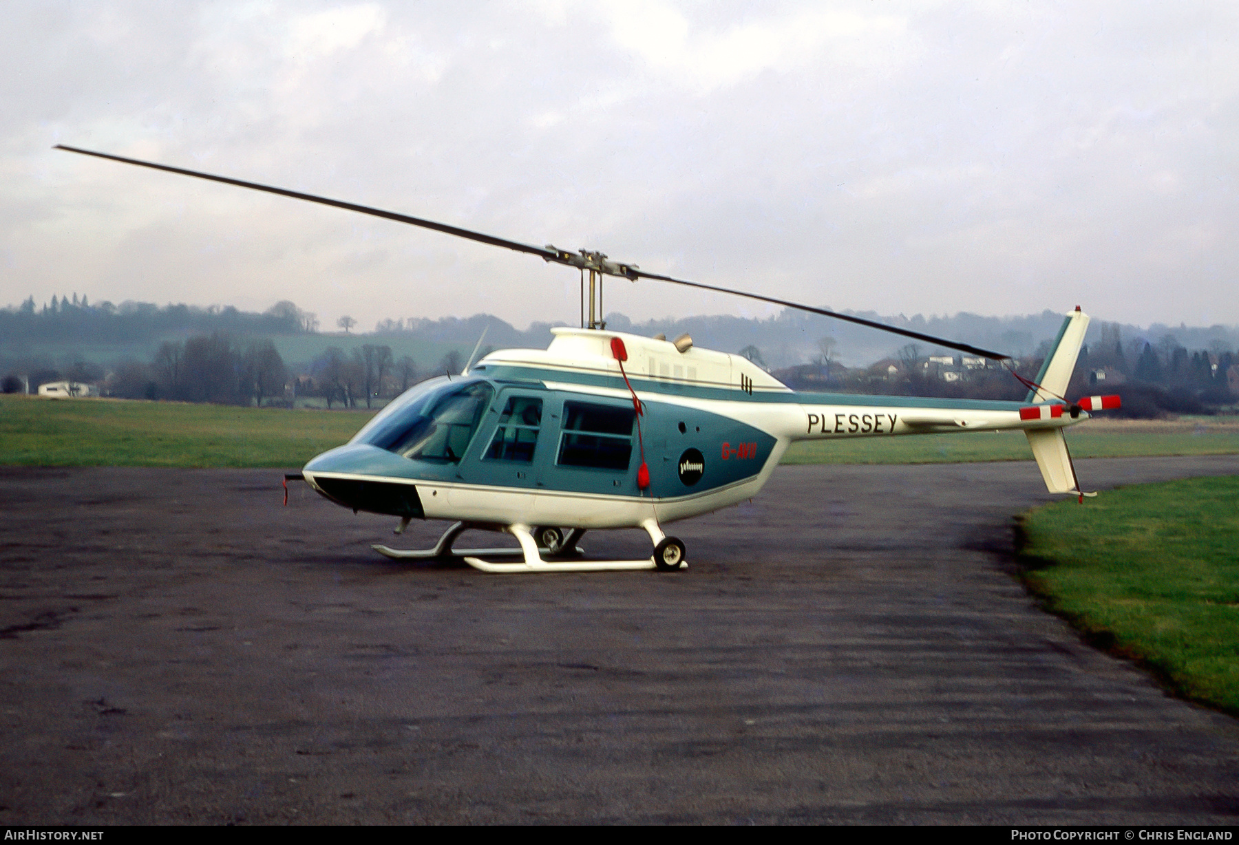 Aircraft Photo of G-AVII | Bell AB-206B JetRanger II | Plessey | AirHistory.net #844497