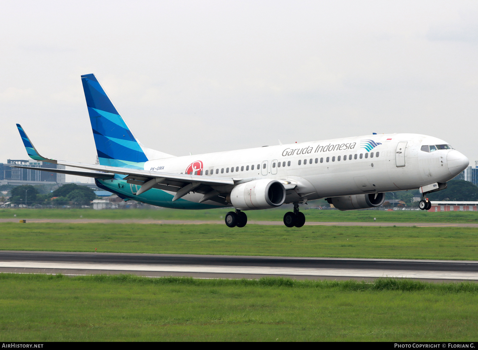 Aircraft Photo of PK-GMA | Boeing 737-8U3 | Garuda Indonesia | AirHistory.net #844498
