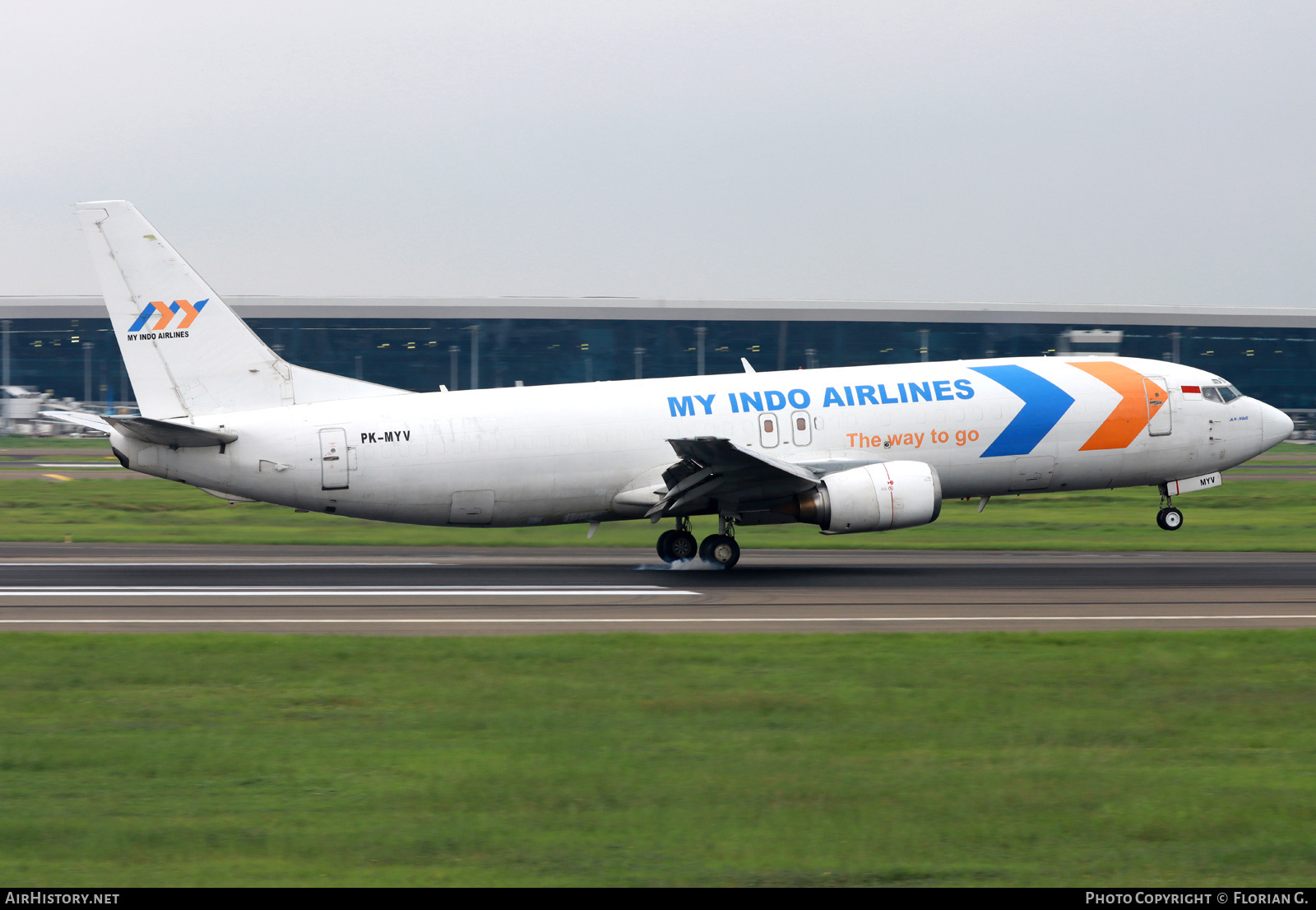 Aircraft Photo of PK-MYV | Boeing 737-4B7/F | My Indo Airlines | AirHistory.net #844501