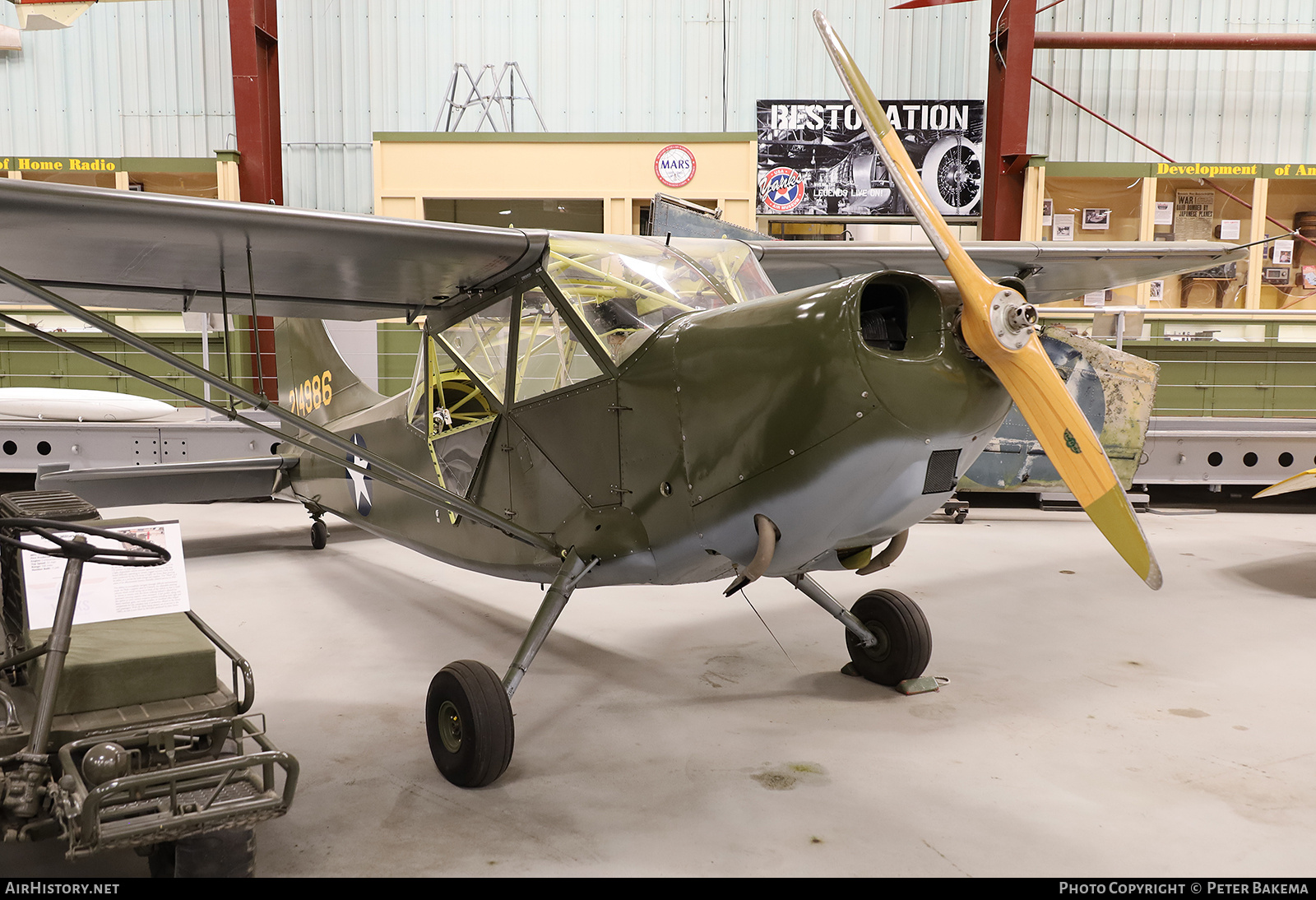 Aircraft Photo of N723E | Stinson L-5 Sentinel | USA - Air Force | AirHistory.net #844527