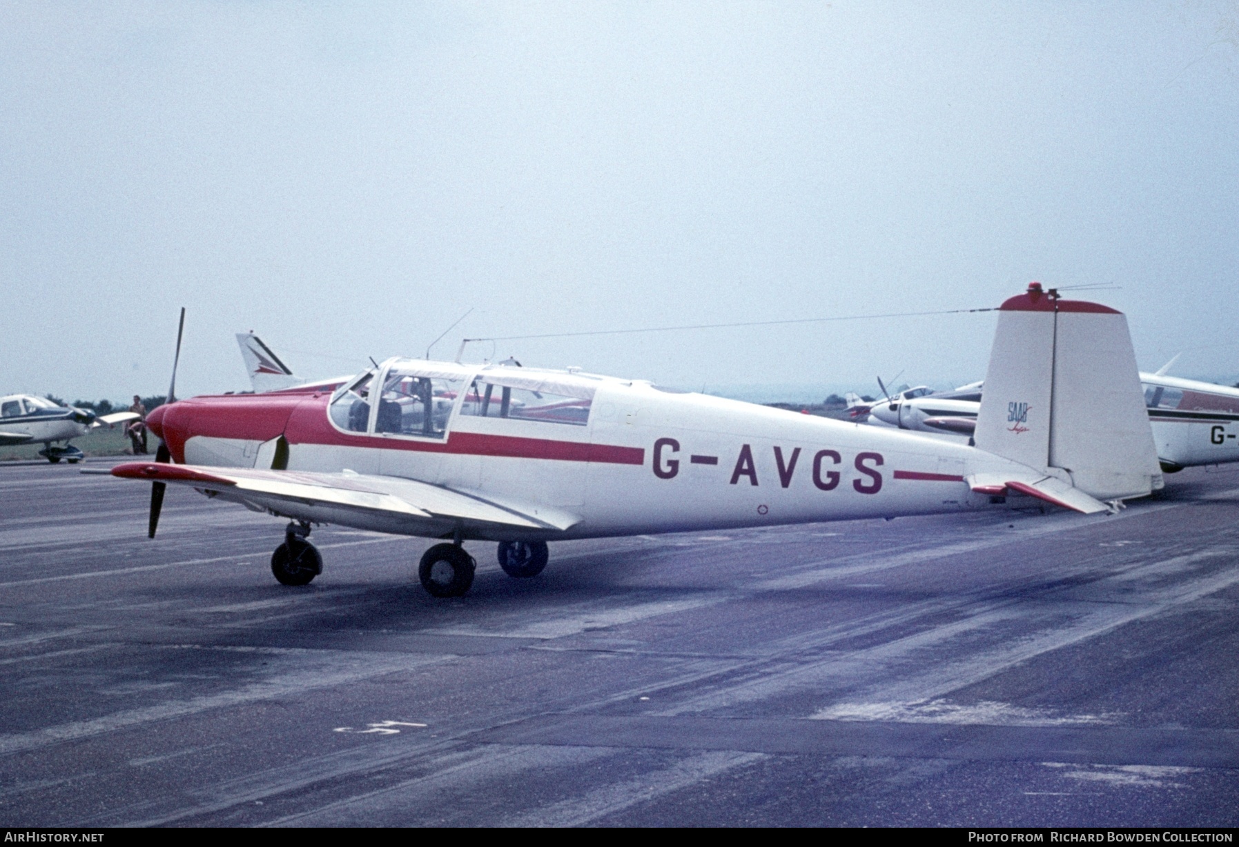 Aircraft Photo of G-AVGS | Saab 91D Safir | AirHistory.net #844538