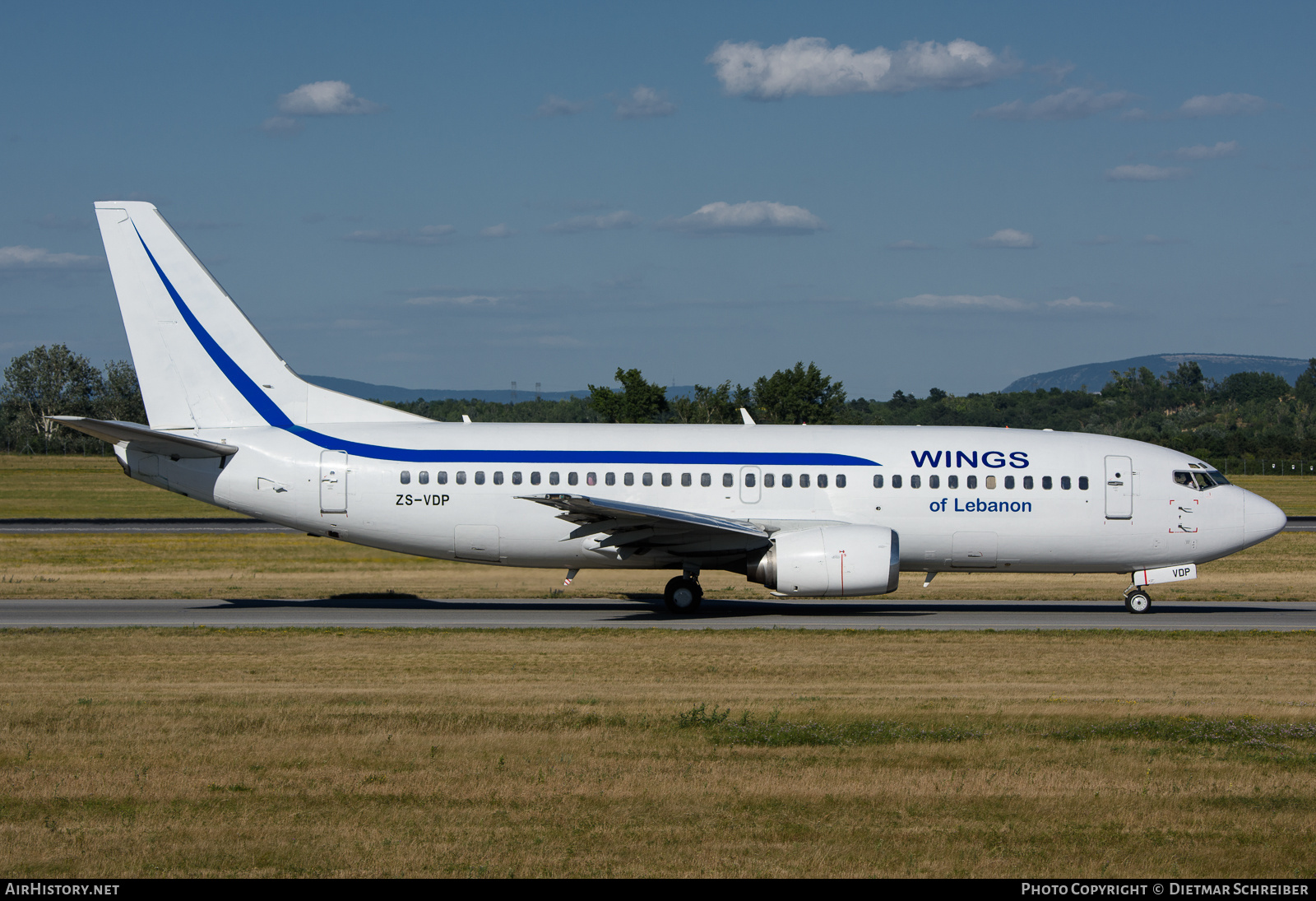 Aircraft Photo of ZS-VDP | Boeing 737-31L | Wings of Lebanon | AirHistory.net #844558