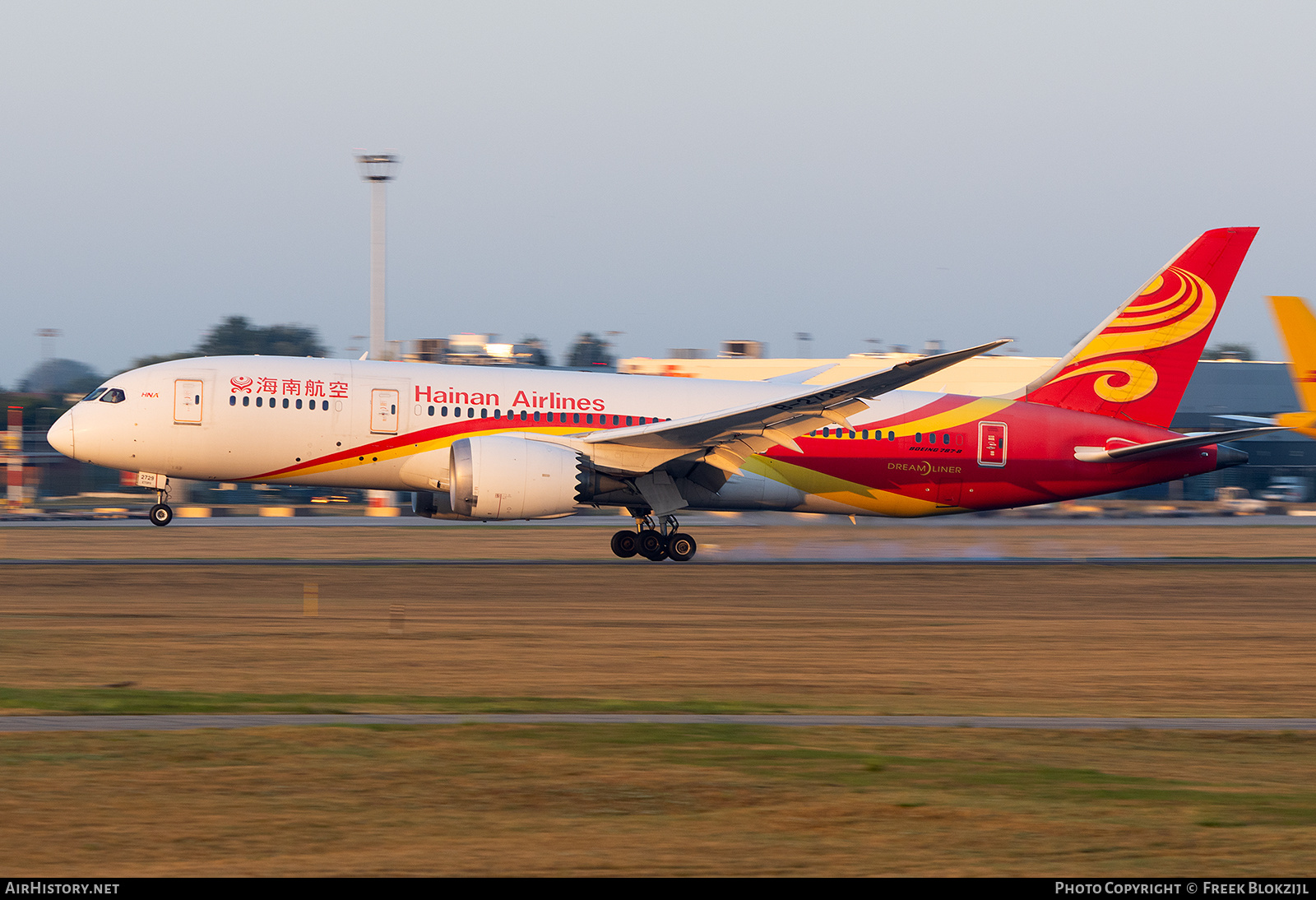 Aircraft Photo of B-2729 | Boeing 787-8 Dreamliner | Hainan Airlines | AirHistory.net #844580