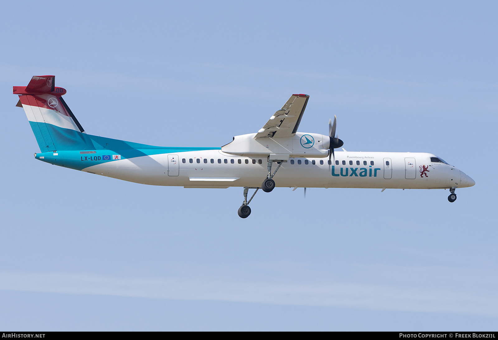 Aircraft Photo of LX-LQD | Bombardier DHC-8-402 Dash 8 | Luxair | AirHistory.net #844590