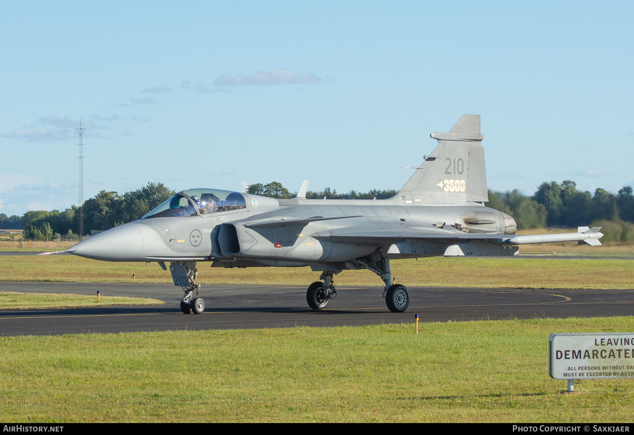 Aircraft Photo of 210 | Saab JAS 39C Gripen | AirHistory.net #844626