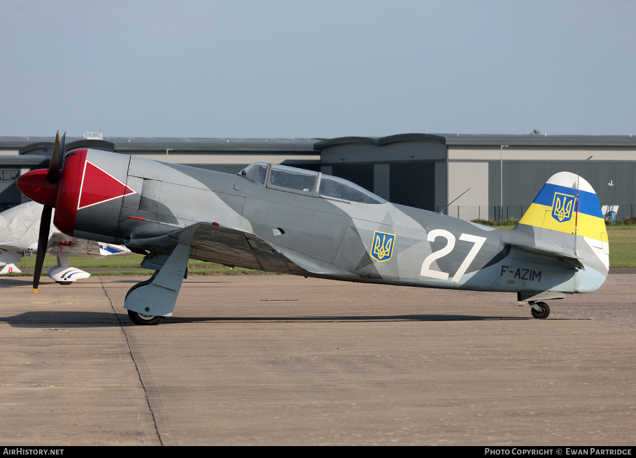 Aircraft Photo of F-AZIM / 27 white | Yakovlev Yak-3U | Ukraine - Air Force | AirHistory.net #844629