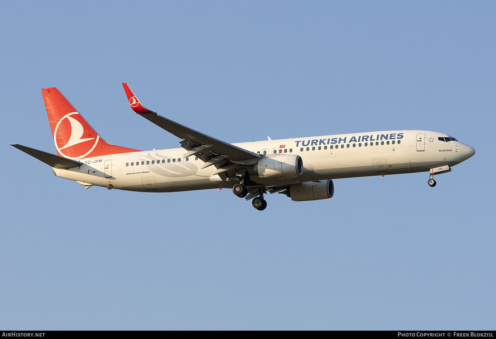 Aircraft Photo of TC-JYM | Boeing 737-9F2/ER | Turkish Airlines | AirHistory.net #844642