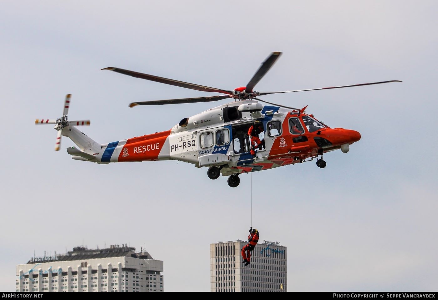 Aircraft Photo of PH-RSQ | Leonardo AW-189 | Kustwacht - Netherlands Coastguard | AirHistory.net #844657