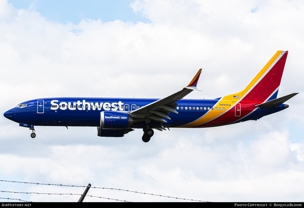 Aircraft Photo of N8890Q | Boeing 737-8 Max 8 | AirHistory.net #844668