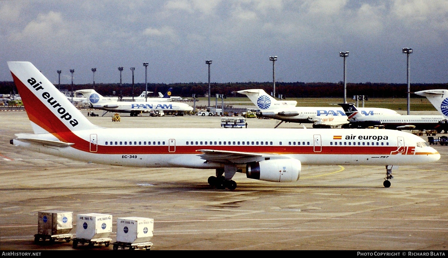 Aircraft Photo of EC-349 | Boeing 757-236 | Air Europa | AirHistory.net #844691