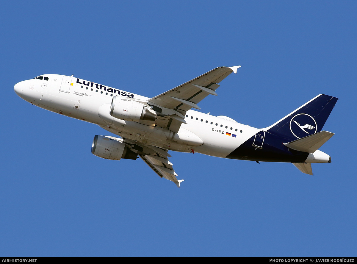 Aircraft Photo of D-AILD | Airbus A319-114 | Lufthansa | AirHistory.net #844703