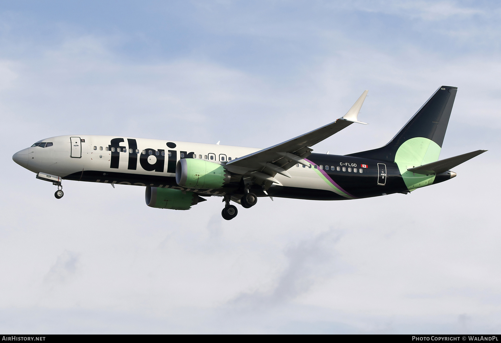 Aircraft Photo of C-FLGD | Boeing 737-8 Max 8 | Flair Airlines | AirHistory.net #844719