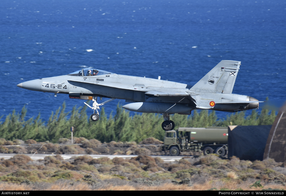 Aircraft Photo of C.15-96 | McDonnell Douglas F/A-18A+ Hornet | Spain - Air Force | AirHistory.net #844759