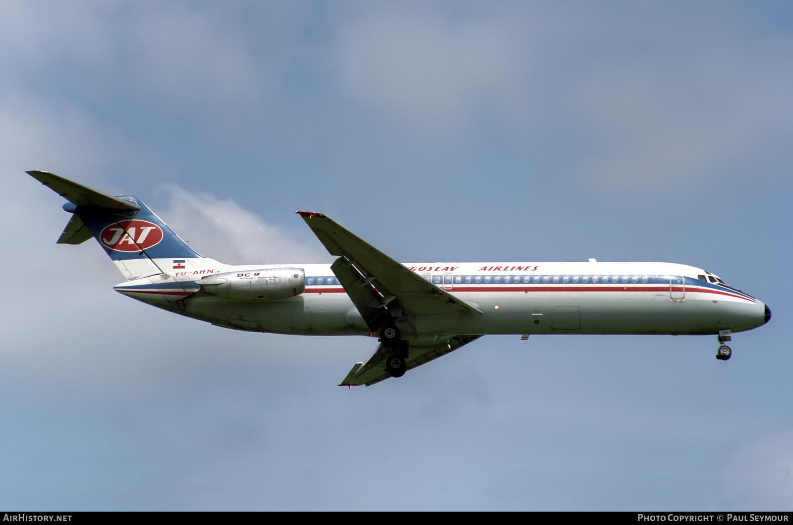 Aircraft Photo of YU-AHN | McDonnell Douglas DC-9-32 | JAT Yugoslav Airlines - Jugoslovenski Aerotransport | AirHistory.net #844779