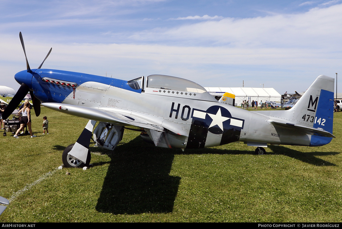 Aircraft Photo of N351B / 473142 | North American TF-51D Mustang | USA - Air Force | AirHistory.net #844805