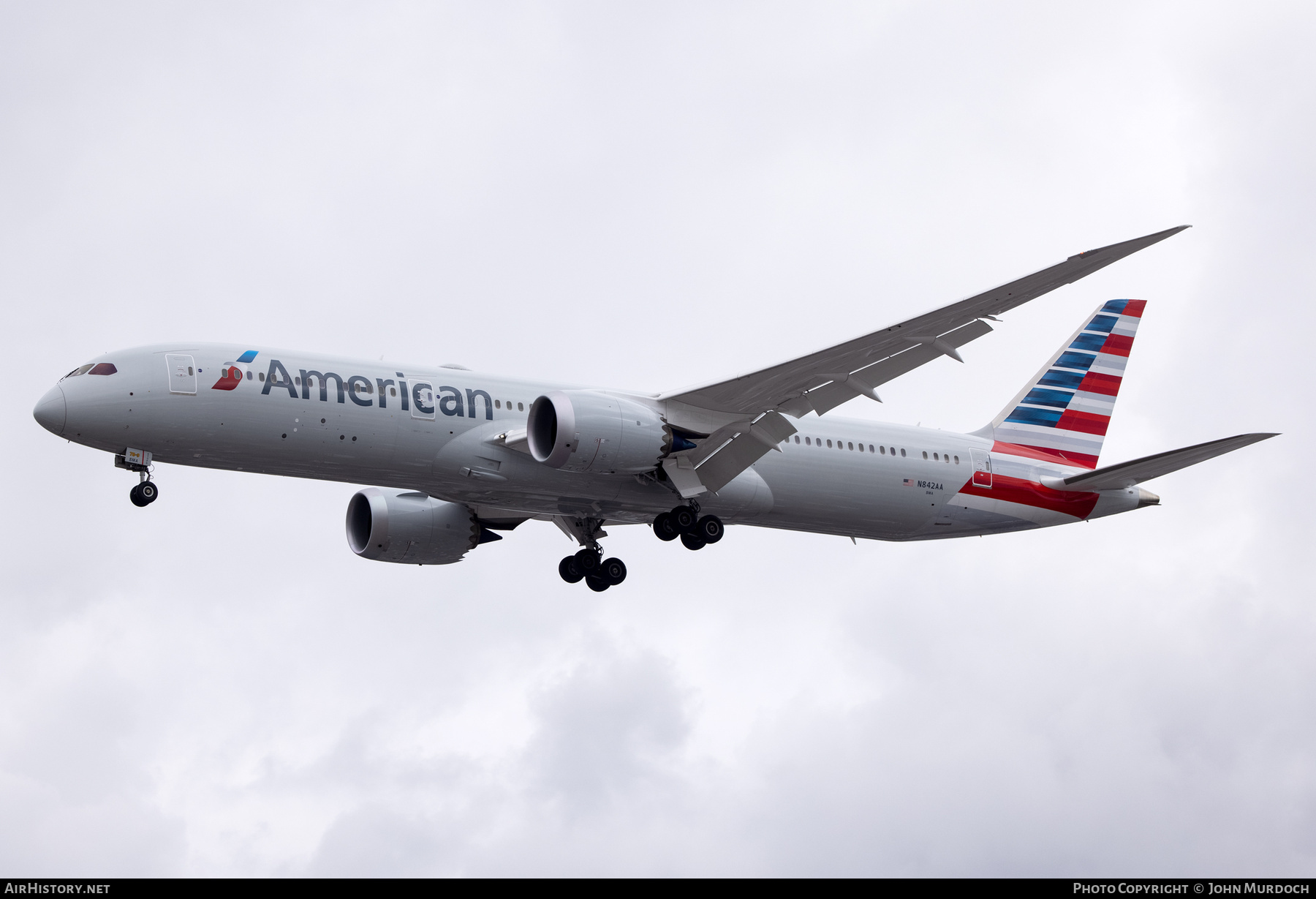 Aircraft Photo of N842AA | Boeing 787-9 Dreamliner | American Airlines | AirHistory.net #844820