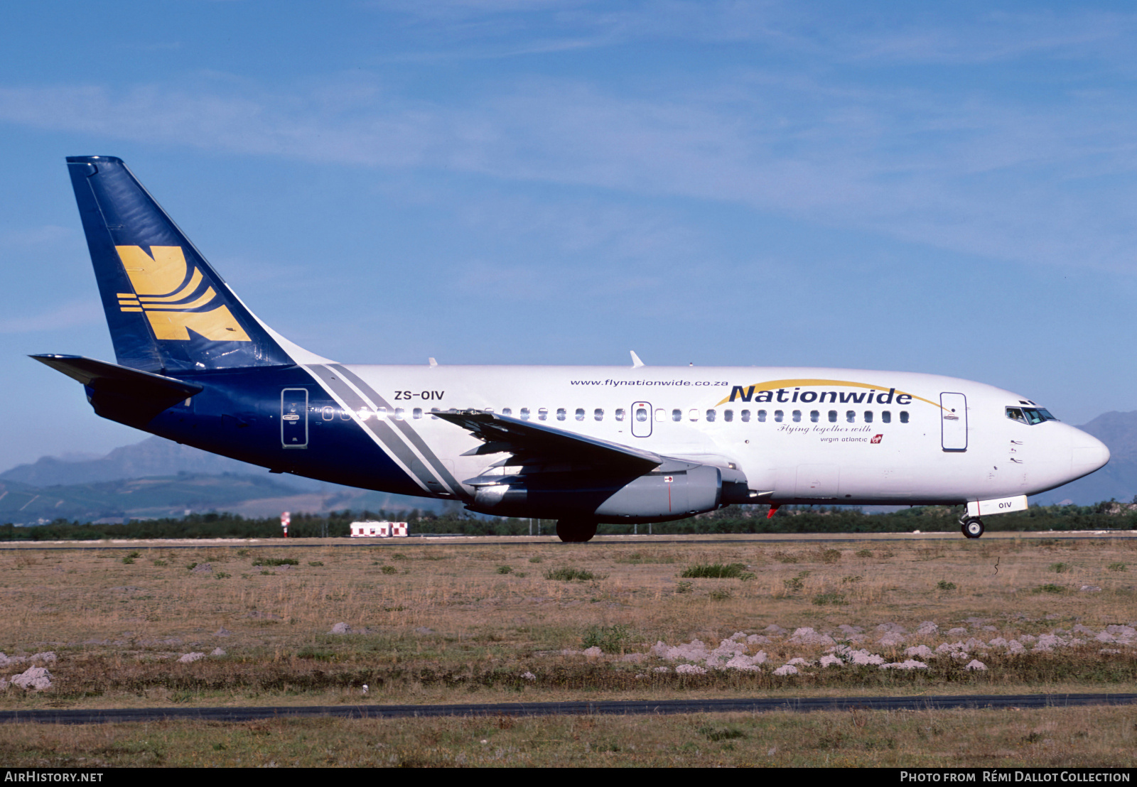 Aircraft Photo of ZS-OIV | Boeing 737-230/Adv | Nationwide Airlines | AirHistory.net #844847
