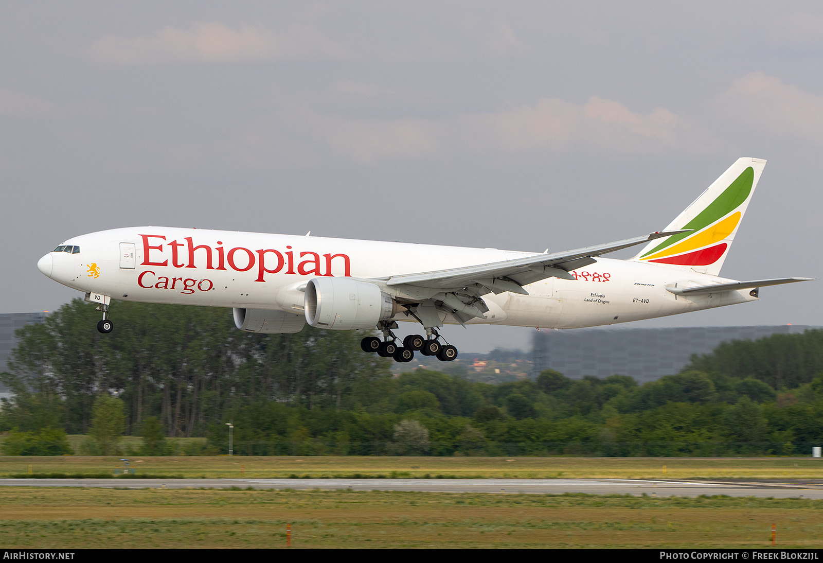 Aircraft Photo of ET-AVQ | Boeing 777-F | Ethiopian Airlines Cargo | AirHistory.net #844849