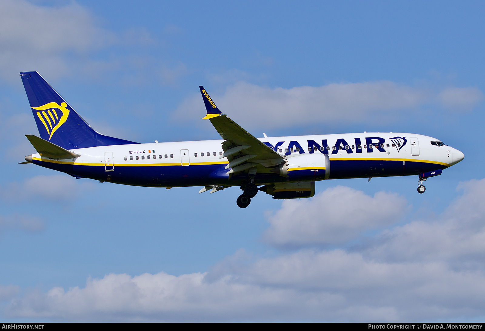 Aircraft Photo of EI-HGX | Boeing 737-8200 Max 200 | Ryanair | AirHistory.net #844850