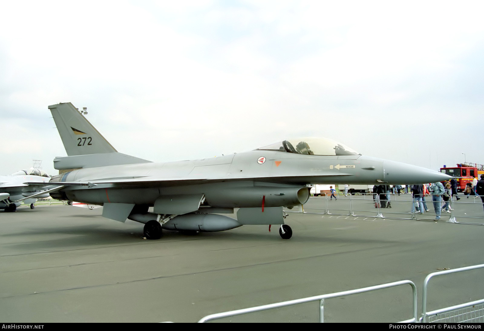 Aircraft Photo of 272 | General Dynamics F-16A Fighting Falcon | Norway - Air Force | AirHistory.net #844874