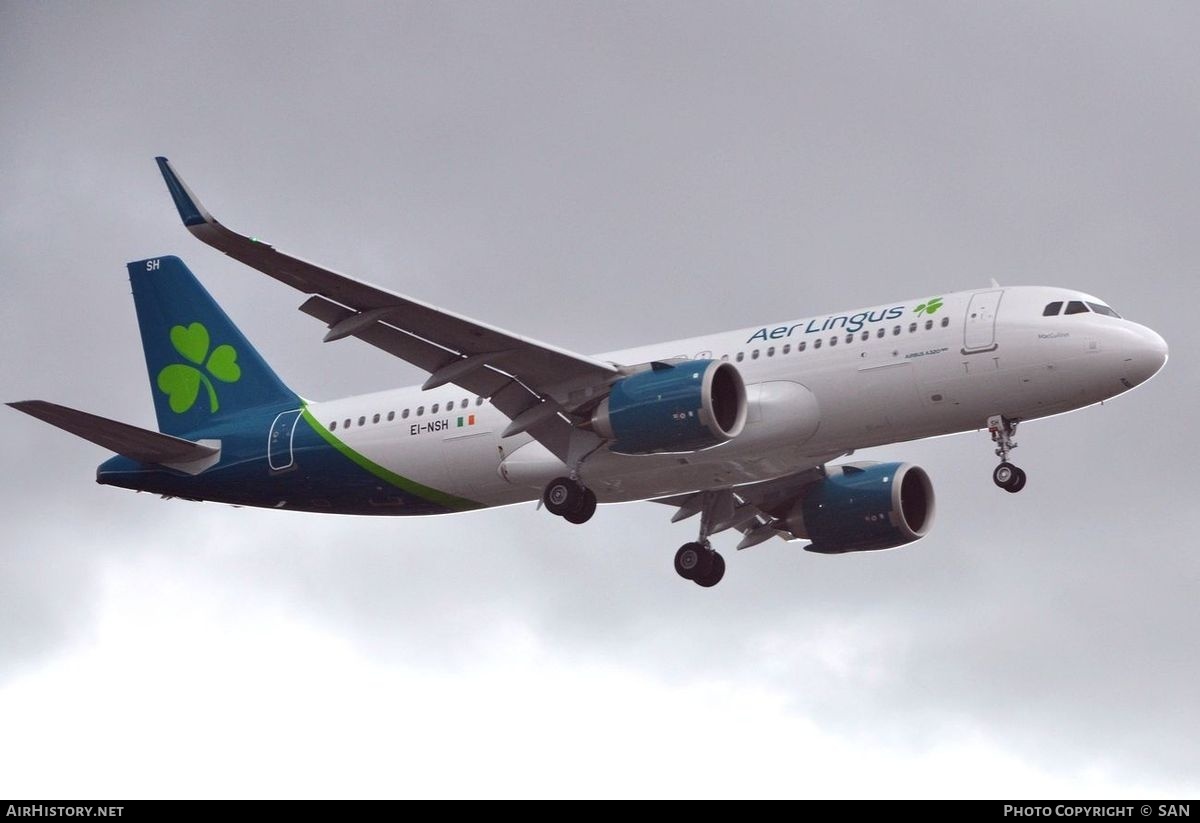 Aircraft Photo of EI-NSH | Airbus A320-251N | Aer Lingus | AirHistory.net #844884