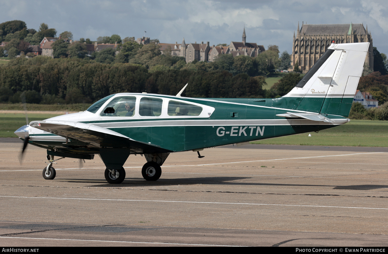 Aircraft Photo of G-EKTN | Beech B55 Baron (95-B55) | AirHistory.net #844906