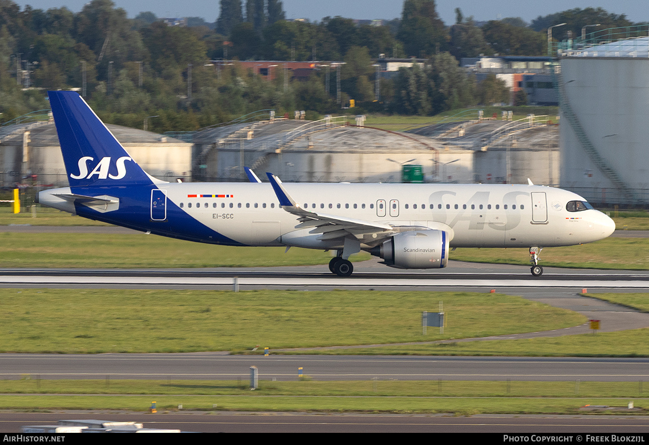 Aircraft Photo of EI-SCC | Airbus A320-251N | Scandinavian Airlines - SAS | AirHistory.net #844928