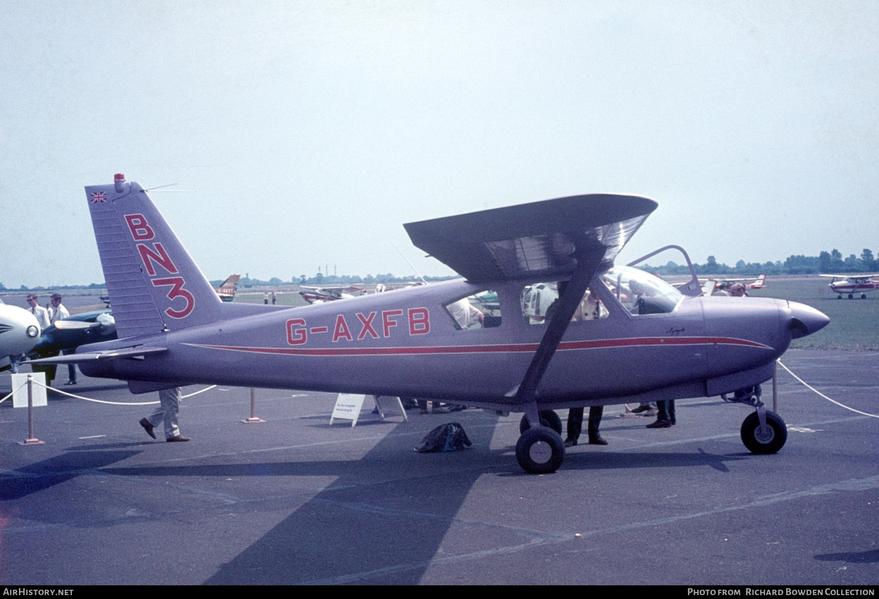 Aircraft Photo of G-AXFB | Britten-Norman BN-3 Nymph 115 | Britten-Norman | AirHistory.net #844955