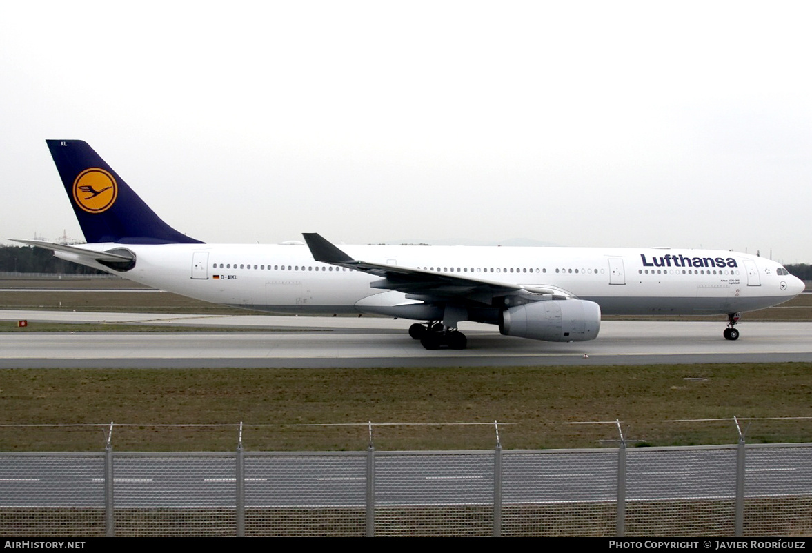 Aircraft Photo of D-AIKL | Airbus A330-343 | Lufthansa | AirHistory.net #844959
