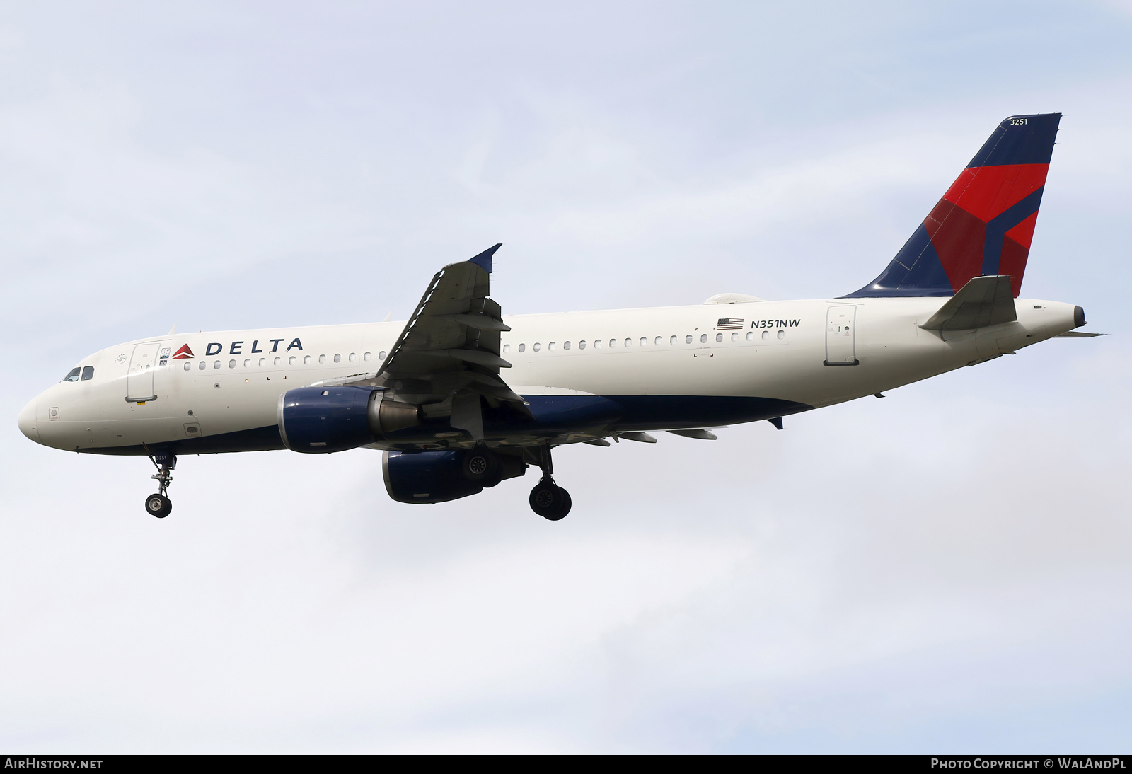 Aircraft Photo of N351NW | Airbus A320-212 | Delta Air Lines | AirHistory.net #844977
