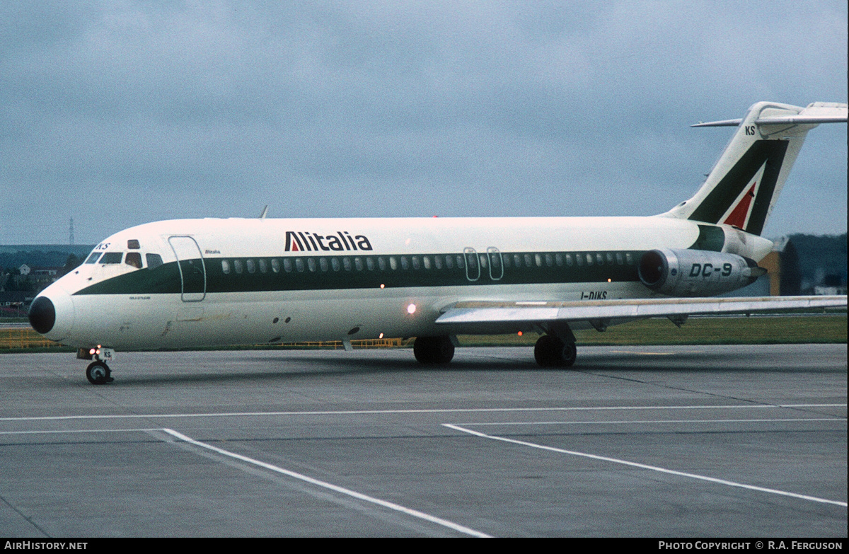 Aircraft Photo of I-DIKS | McDonnell Douglas DC-9-32 | Alitalia | AirHistory.net #845000