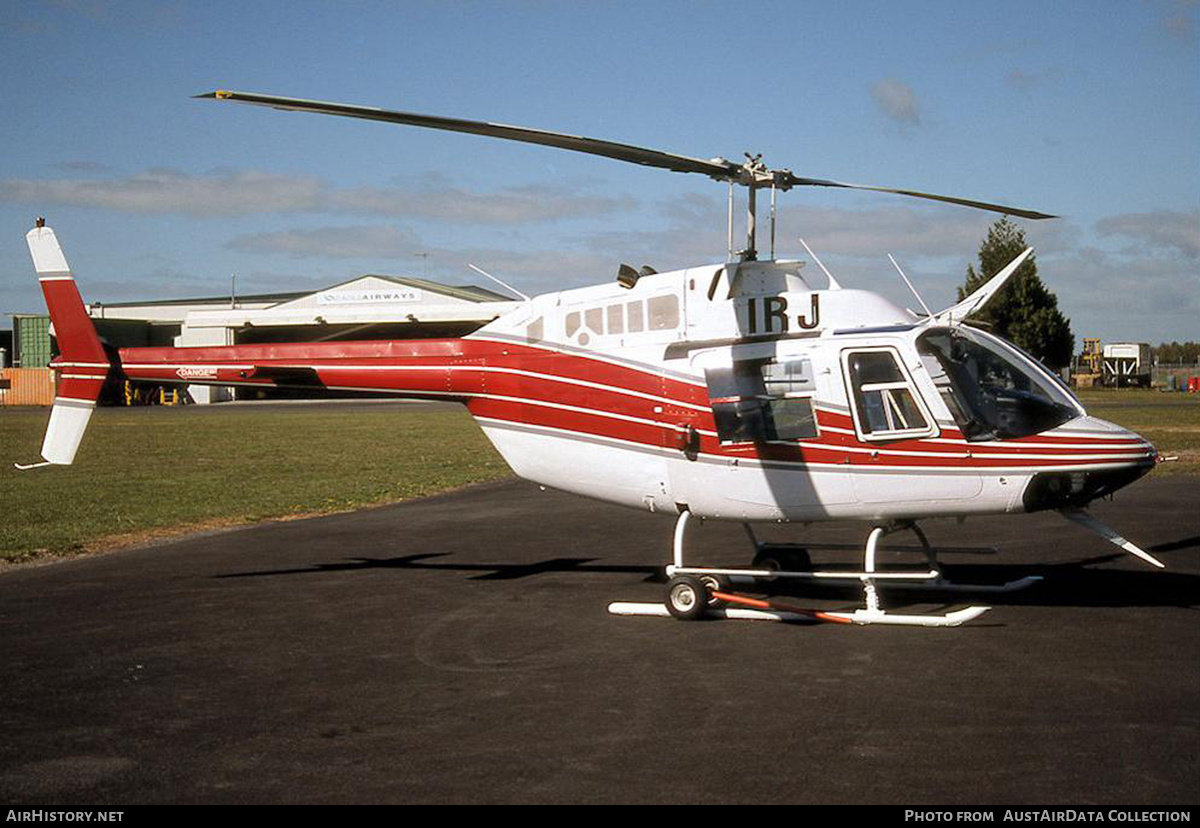 Aircraft Photo of ZK-IRJ / IRJ | Bell 206B-2 JetRanger II | AirHistory.net #845004