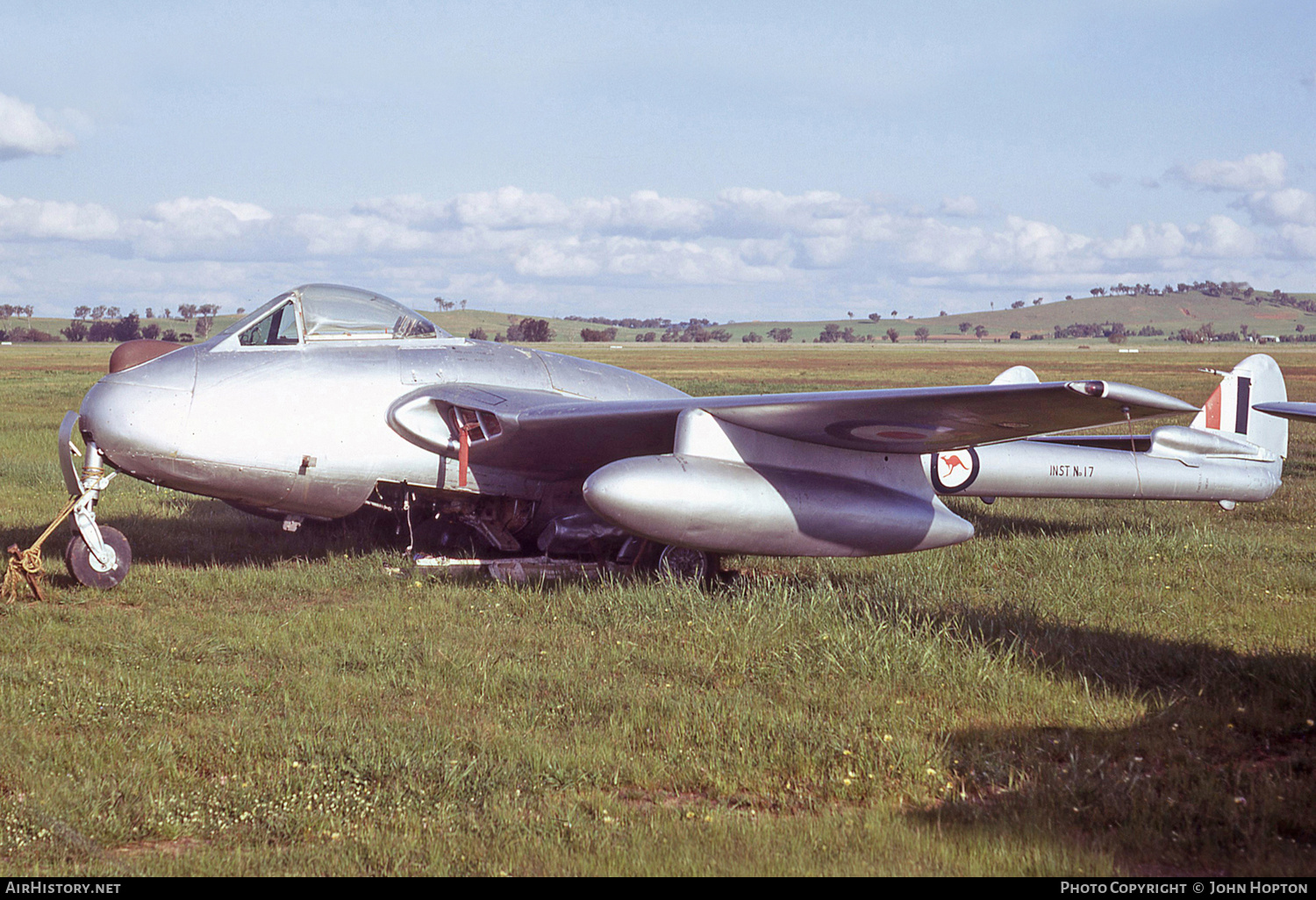 Aircraft Photo of A79-733 | De Havilland D.H. 100 Vampire FB31 | Australia - Air Force | AirHistory.net #845006