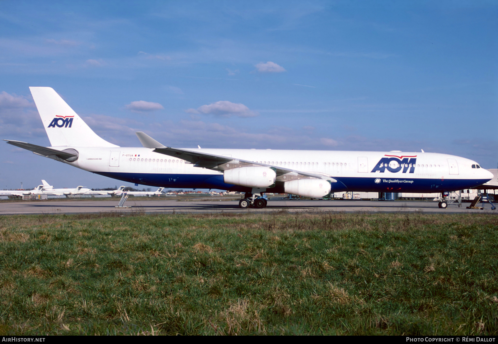 Aircraft Photo of F-GTUA | Airbus A340-313 | AOM French Airlines | AirHistory.net #845027