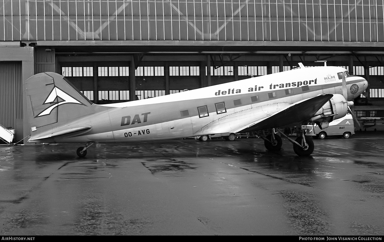 Aircraft Photo of OO-AVG | Douglas DC-3(C) | Delta Air Transport - DAT | AirHistory.net #845030