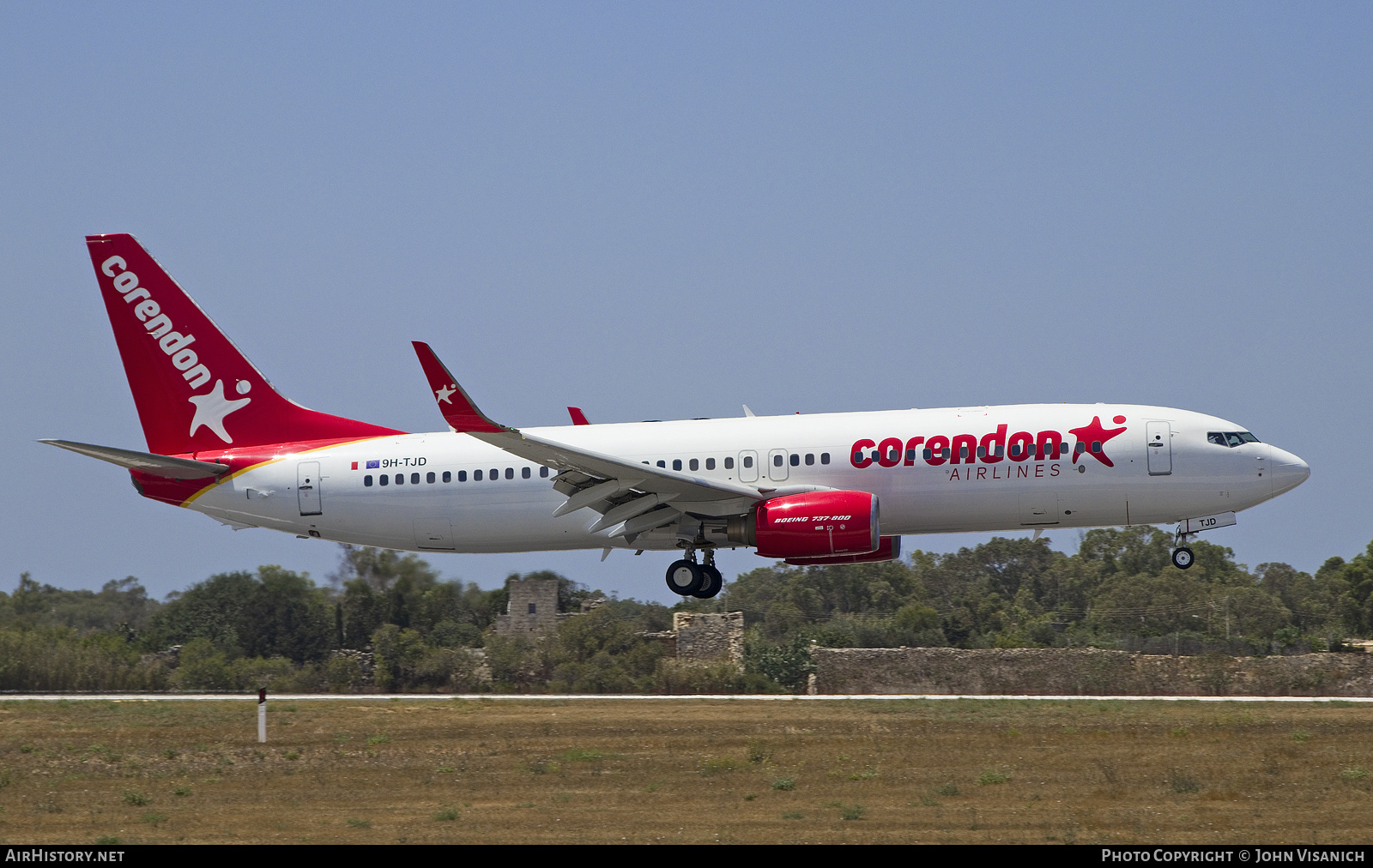 Aircraft Photo of 9H-TJD | Boeing 737-84P | Corendon Airlines | AirHistory.net #845033