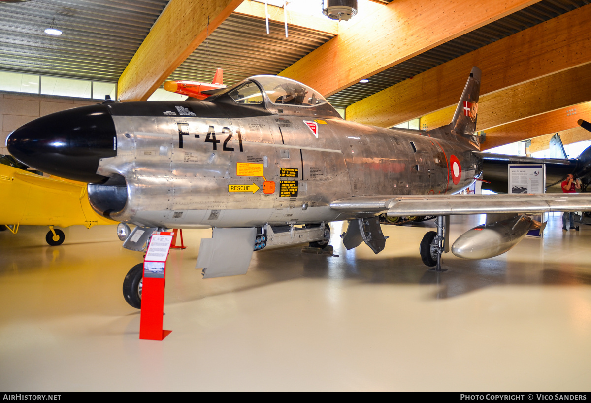 Aircraft Photo of F-421 | North American F-86D Sabre | Denmark - Air Force | AirHistory.net #845059