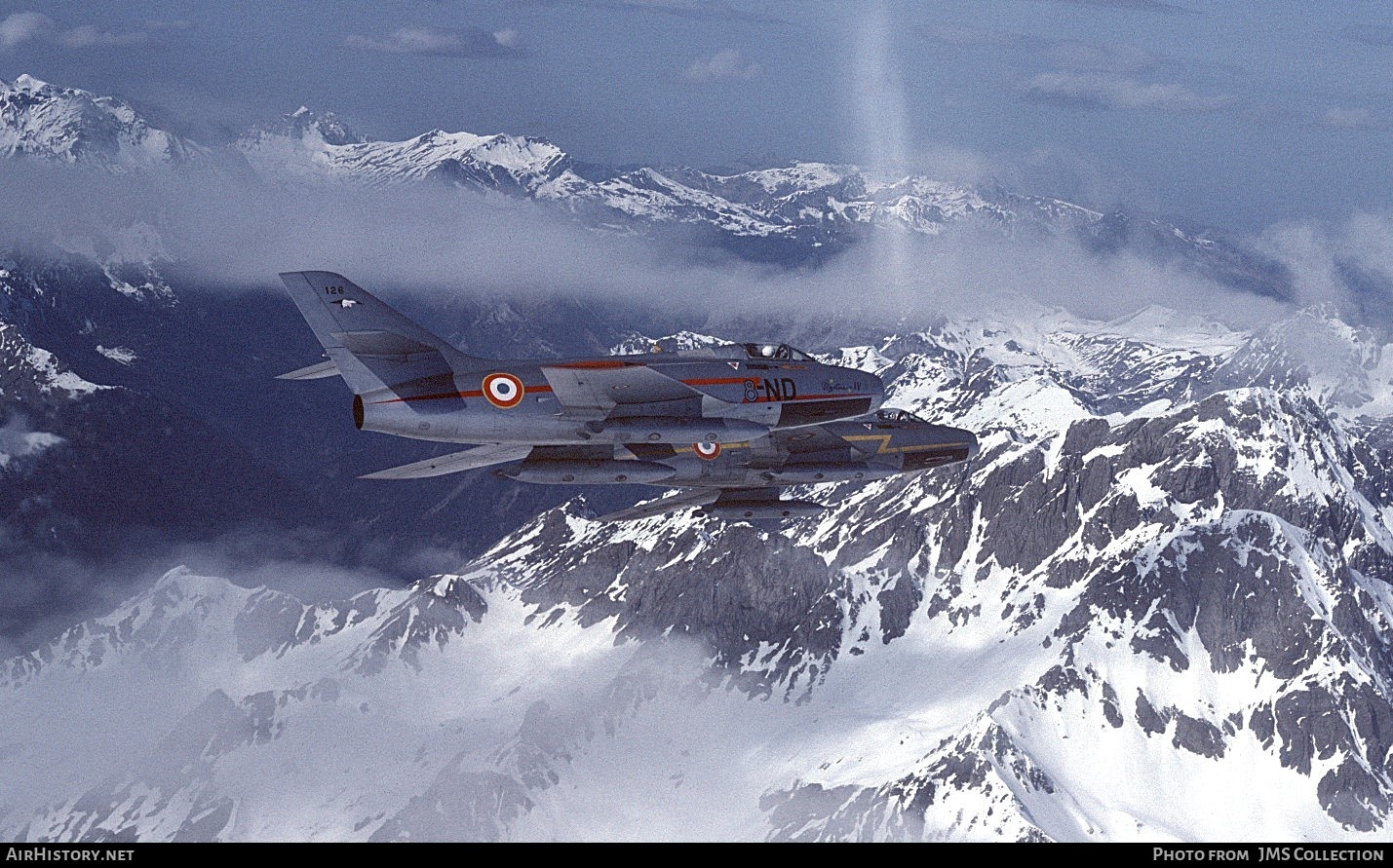 Aircraft Photo of 126 | Dassault MD-454 Mystere IVA | France - Air Force | AirHistory.net #845073