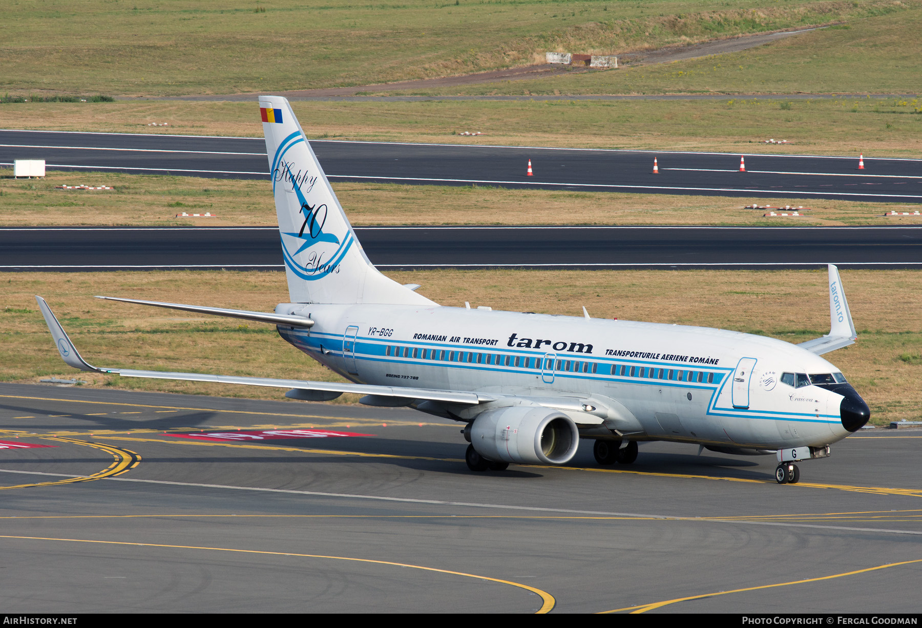 Aircraft Photo of YR-BGG | Boeing 737-78J | TAROM - Transporturile Aeriene Române | AirHistory.net #845100