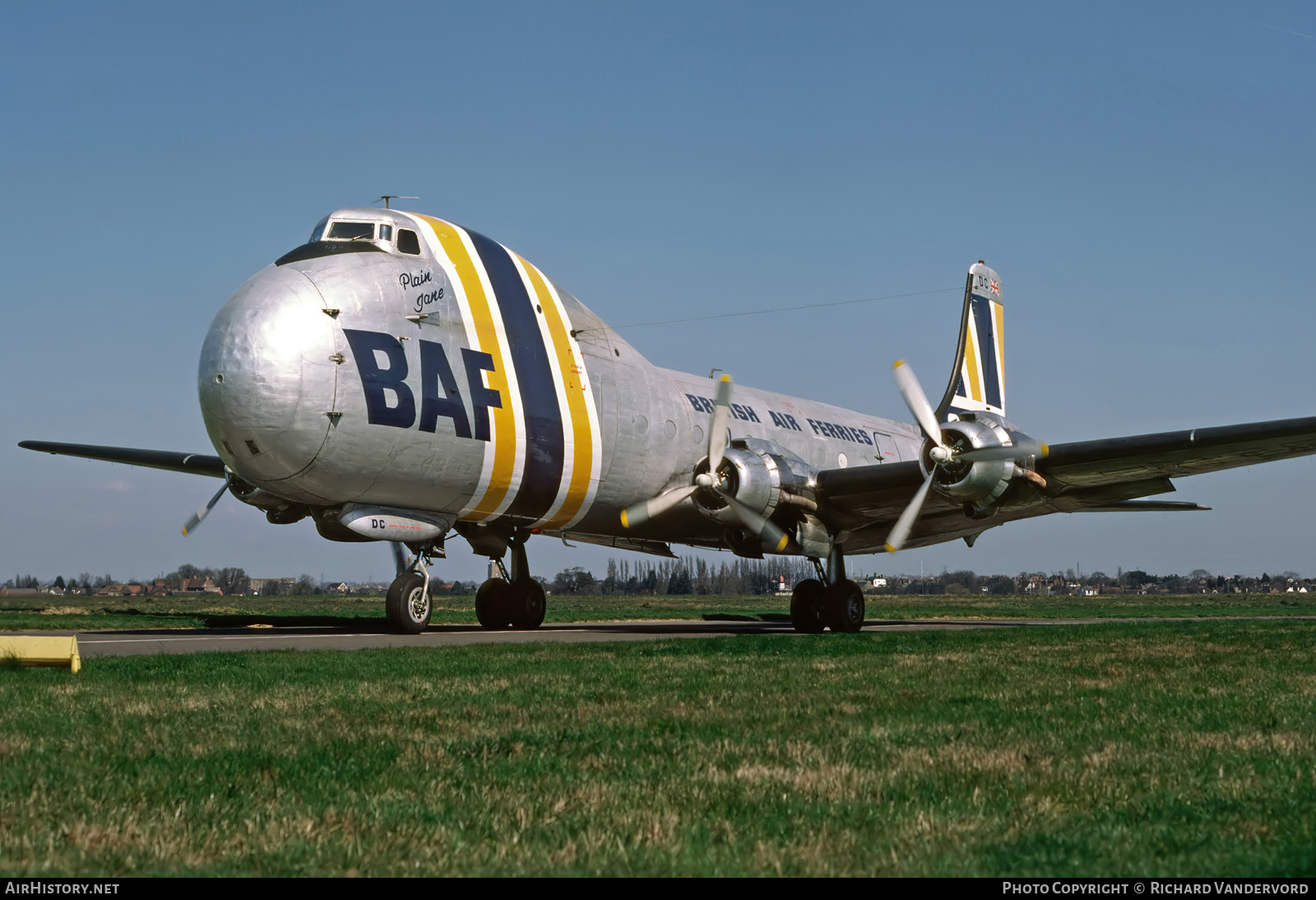 Aircraft Photo of G-ASDC | Aviation Traders ATL-98 Carvair | British Air Ferries - BAF | AirHistory.net #845106