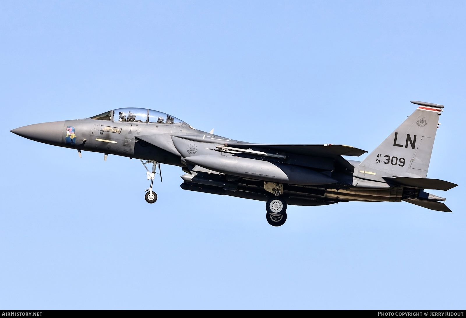 Aircraft Photo of 91-0309 / AF91-309 | McDonnell Douglas F-15E Strike Eagle | USA - Air Force | AirHistory.net #845116