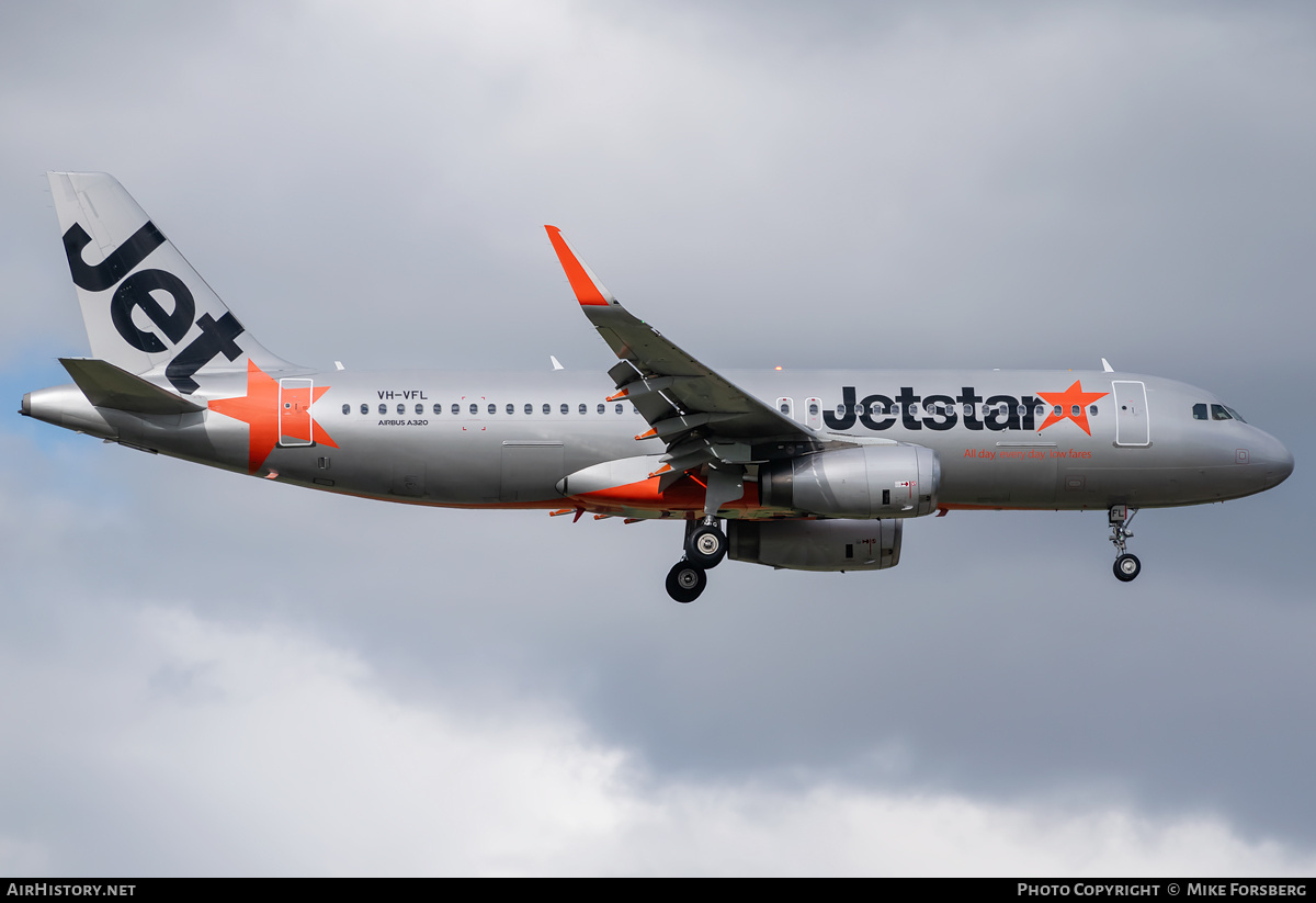 Aircraft Photo of VH-VFL | Airbus A320-232 | Jetstar Airways | AirHistory.net #845142