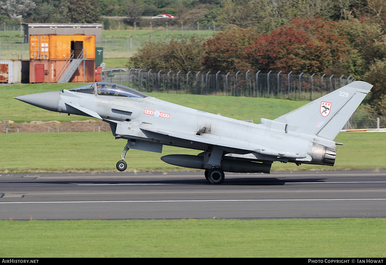 Aircraft Photo of ZK329 | Eurofighter EF-2000 Typhoon FGR4 | UK - Air Force | AirHistory.net #845146