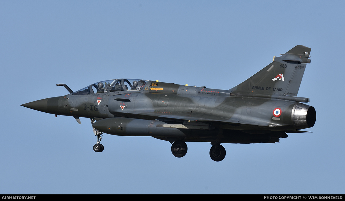 Aircraft Photo of 668 | Dassault Mirage 2000D | France - Air Force | AirHistory.net #845147