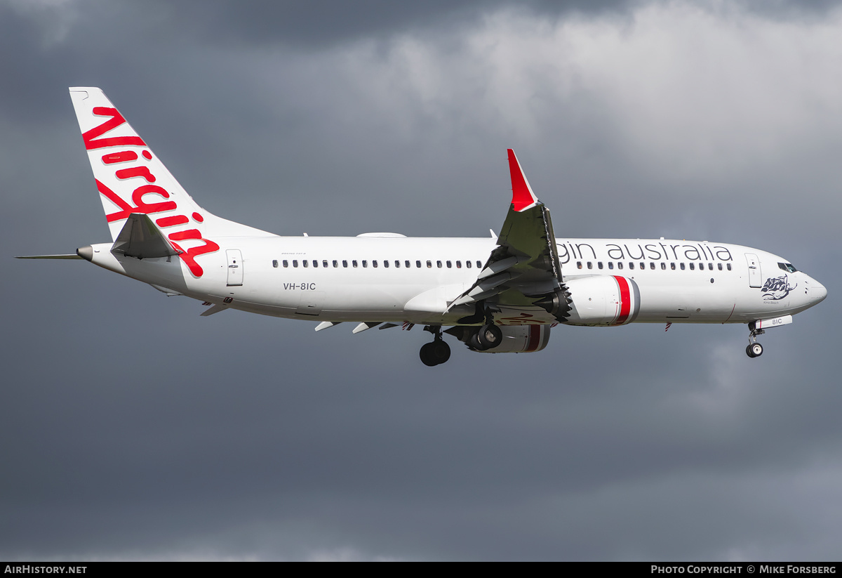 Aircraft Photo of VH-8IC | Boeing 737-8 Max 8 | Virgin Australia Airlines | AirHistory.net #845153