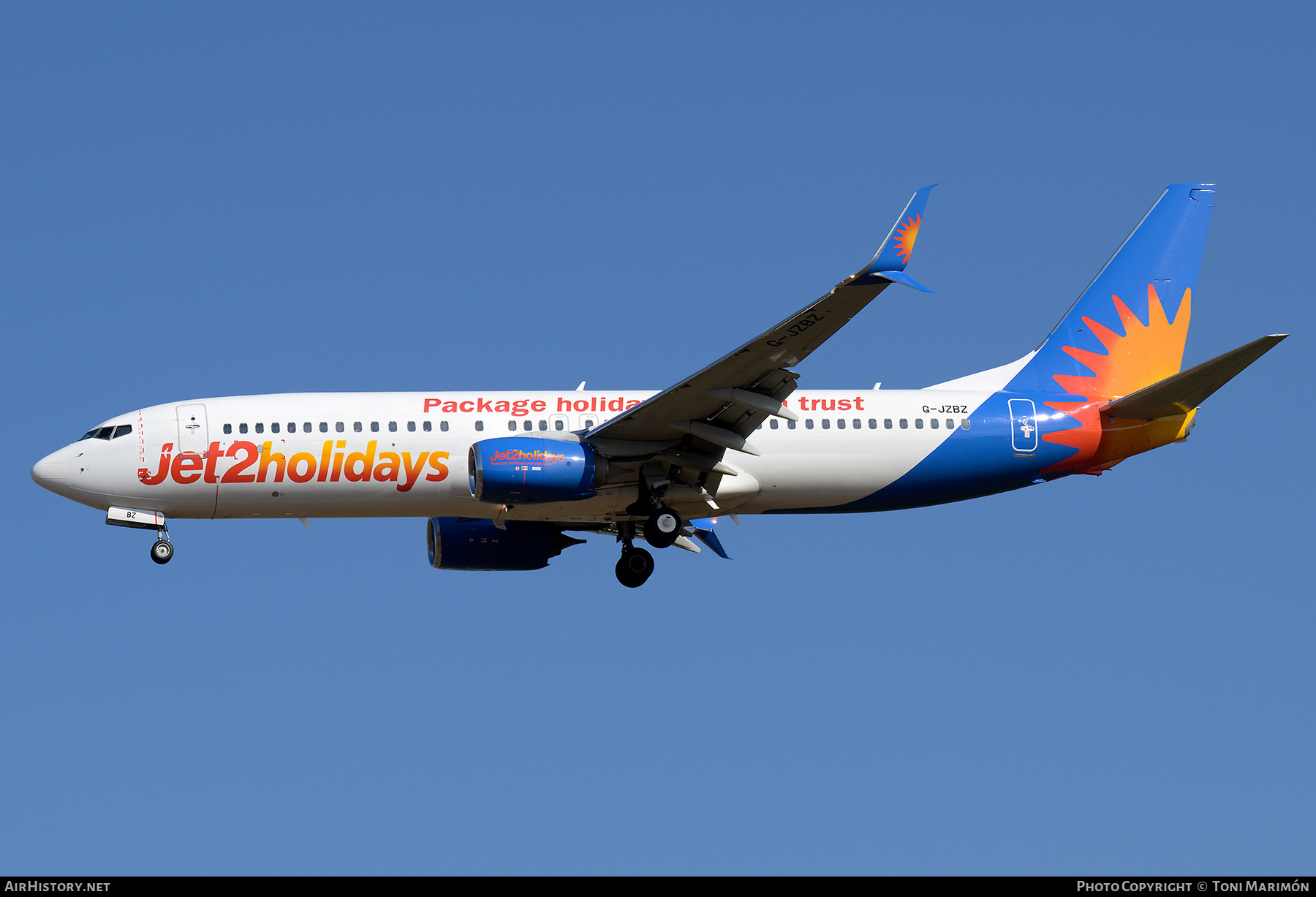 Aircraft Photo of G-JZBZ | Boeing 737-86J | Jet2 Holidays | AirHistory.net #845162