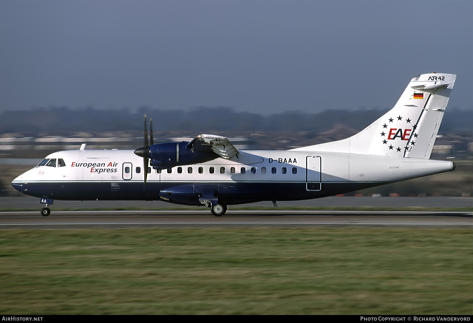 Aircraft Photo of D-BAAA | ATR ATR-42-300 | EAE - European Air Express | AirHistory.net #845191