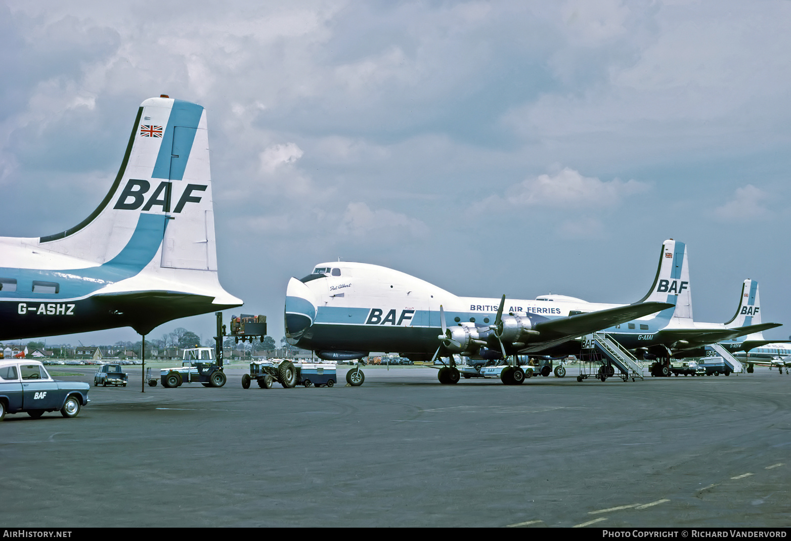 Aircraft Photo of G-AXAI | Aviation Traders ATL-98 Carvair | British Air Ferries - BAF | AirHistory.net #845195