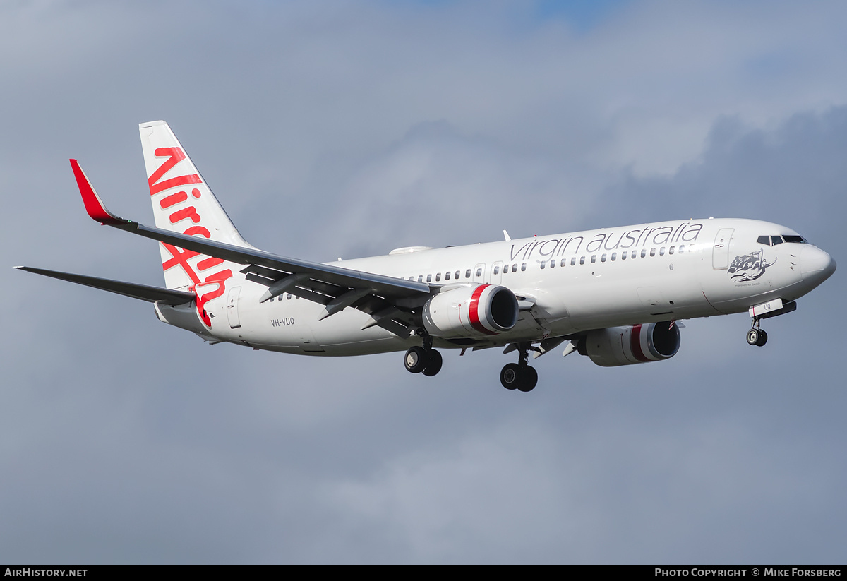 Aircraft Photo of VH-VUQ | Boeing 737-8FE | Virgin Australia Airlines | AirHistory.net #845220