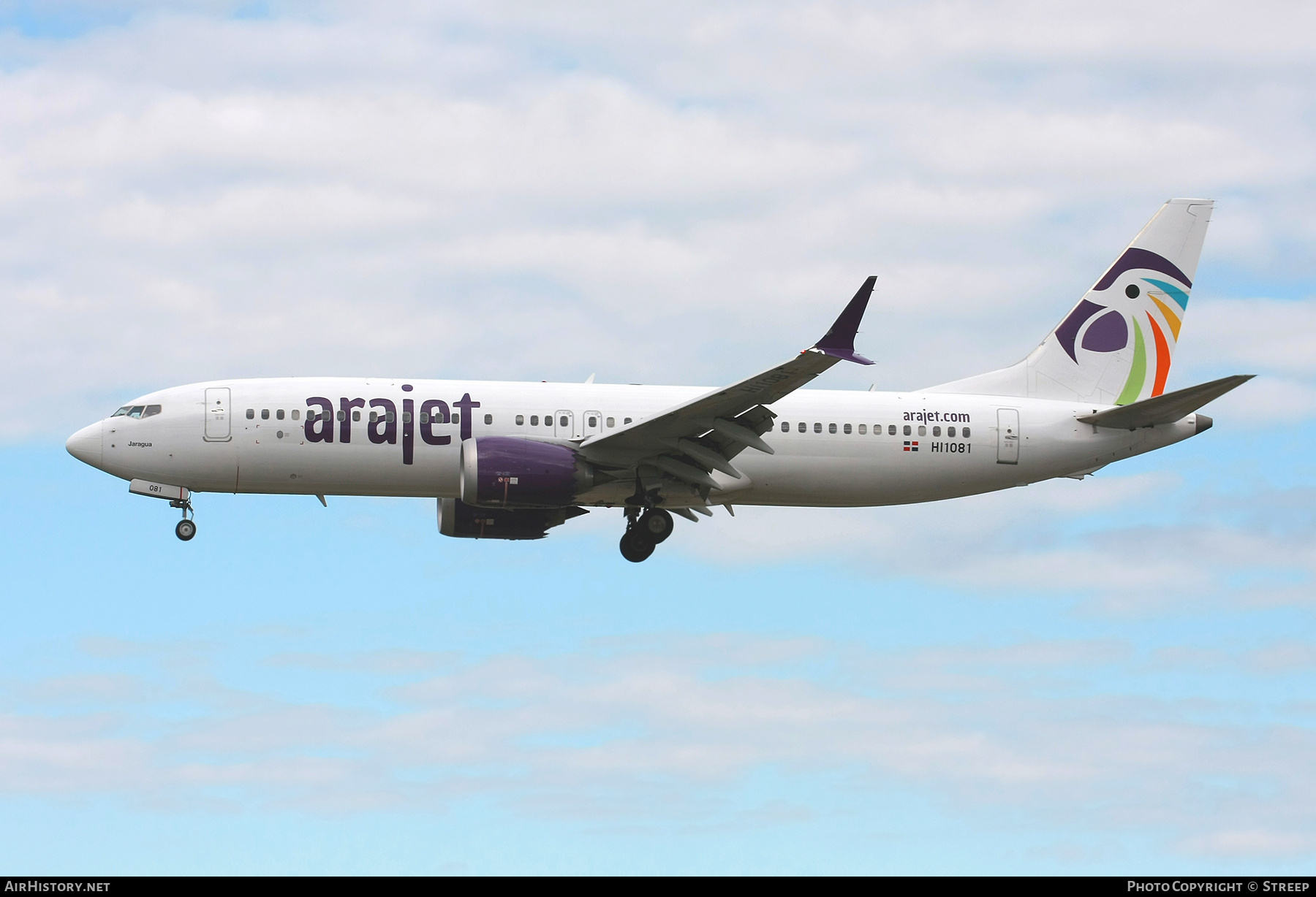 Aircraft Photo of HI1081 | Boeing 737-8 Max 8 | Arajet | AirHistory.net #845221